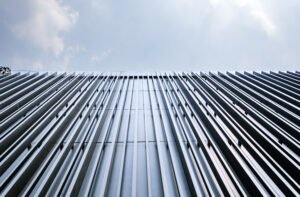 rangka curtain wall aluminium, gambar fasad aluminium