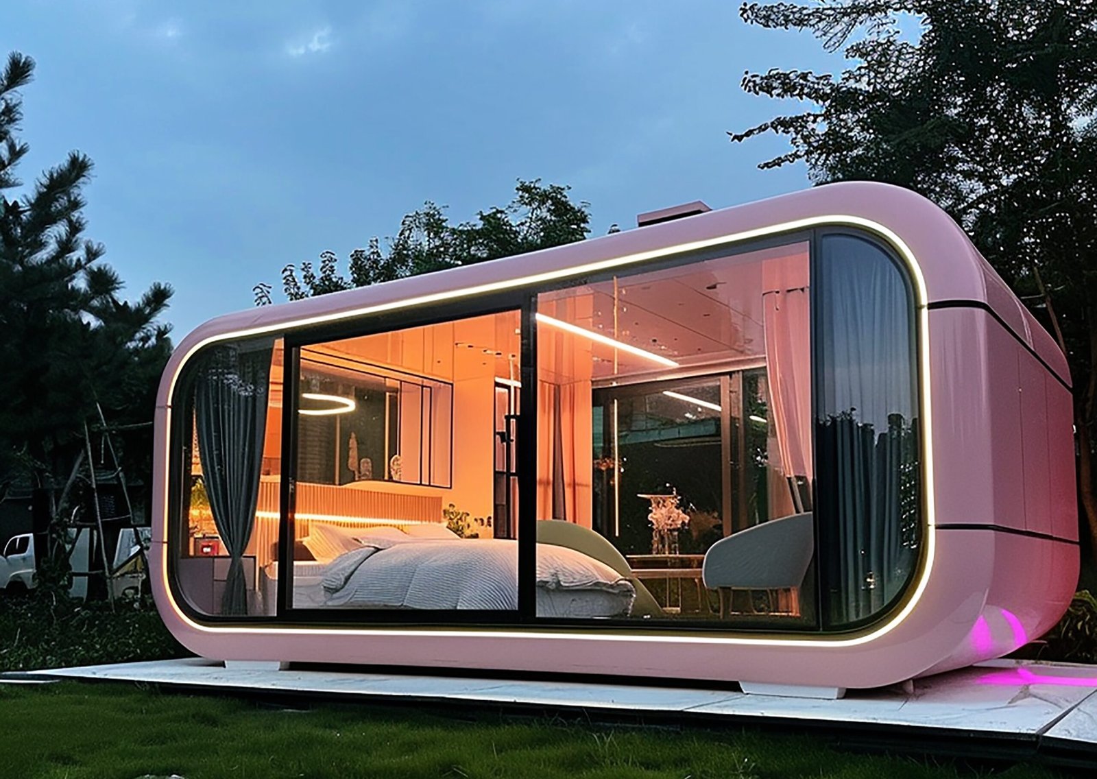 Rumah Prefabrikasi Aluminium Modern