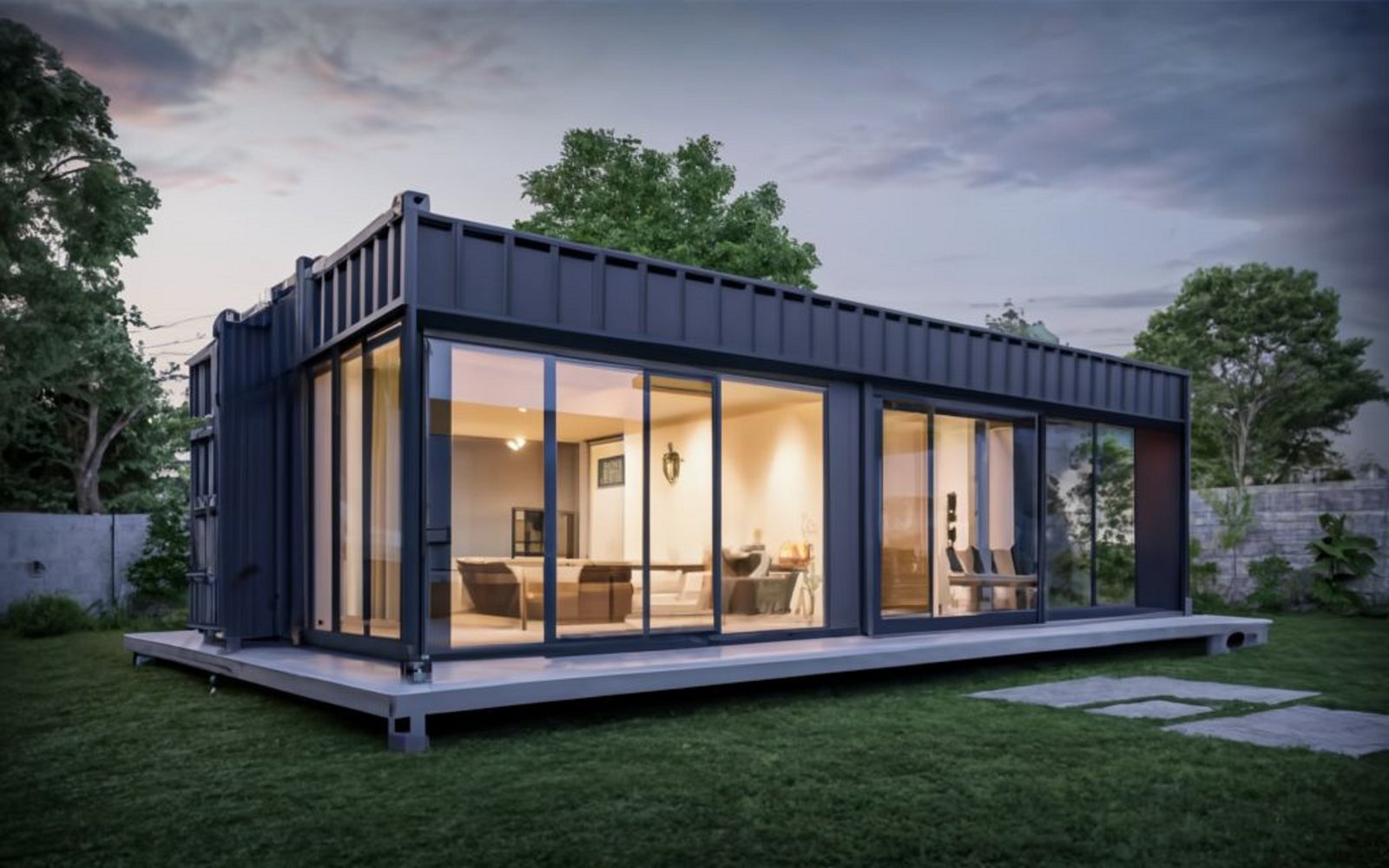 Contoh Gambar Rumah Prefab Aluminium