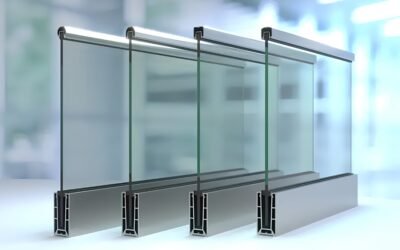 Jual Aluminium Glass Railing / Aluminium Base Channel / Frameless Glass Balustrade