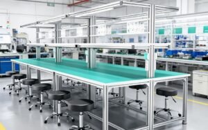 Rangka Meja Kerja Profil Aluminium Ukuran Terlengkap Untuk Industri