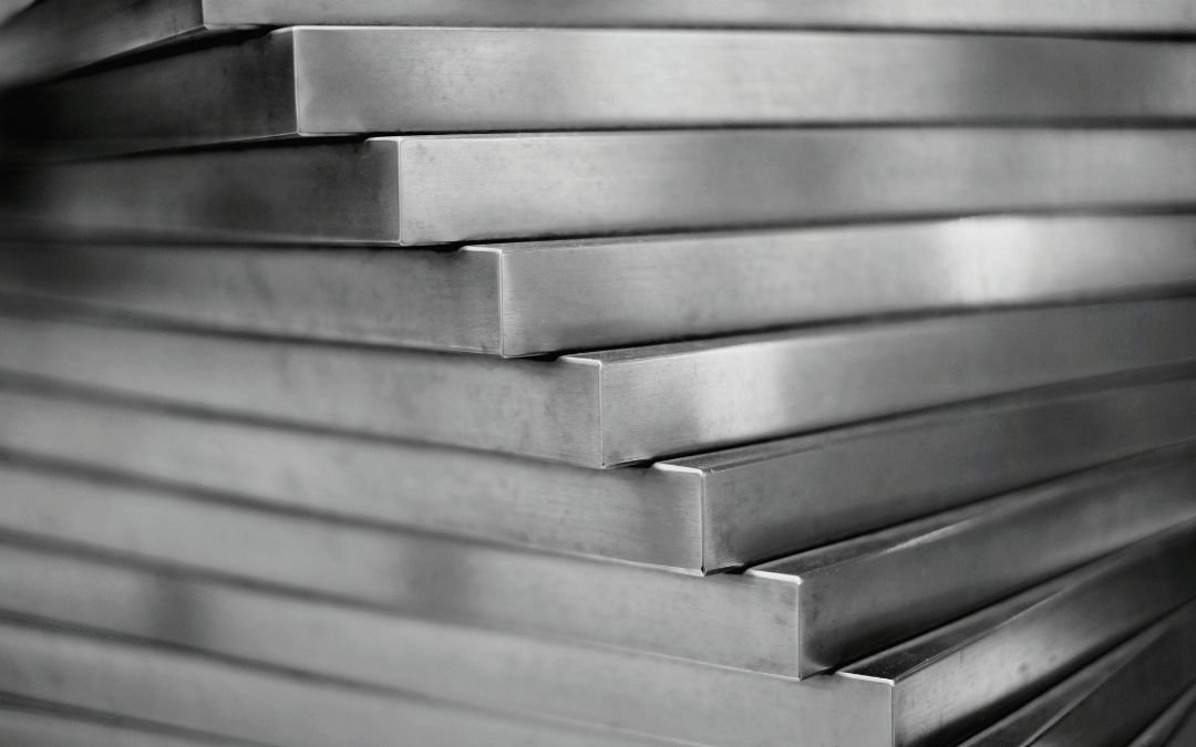 Custom Plat Strip Aluminium 10 Cm Untuk Komponen Mesin, Tumpukan Plat Aluminium Tebal Dari Jaya Abadi Sinar Alumindo